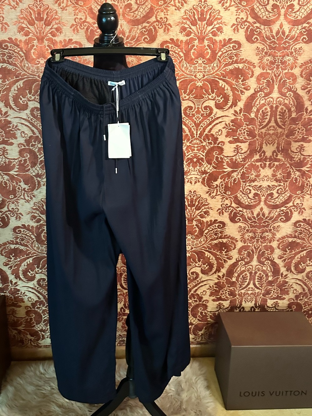 Acne Studios  Casual Fluid Trousers in Navy